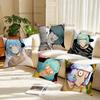 NNyon RanfrenS Fanart Pillow Case Plush Fabric Soft Pillowcase Double Sided Print Sofa Cushion Cover Throw