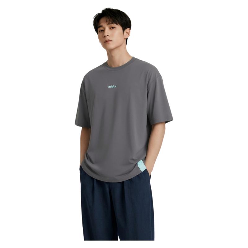 Adidas Trendy Sports Comfortable Pullover Crew Neck Fashionable Summer Breathable T-Shirt