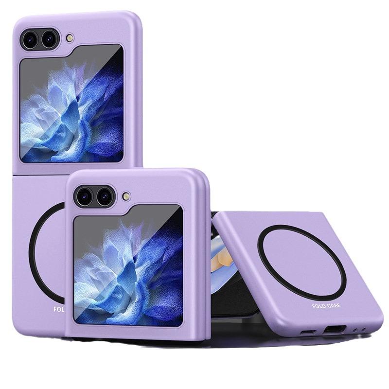 Suitable for Samsung Galaxy Z Flip8 phone case, magnetic skin-feel, foldable screen, full protection, anti-drop cover