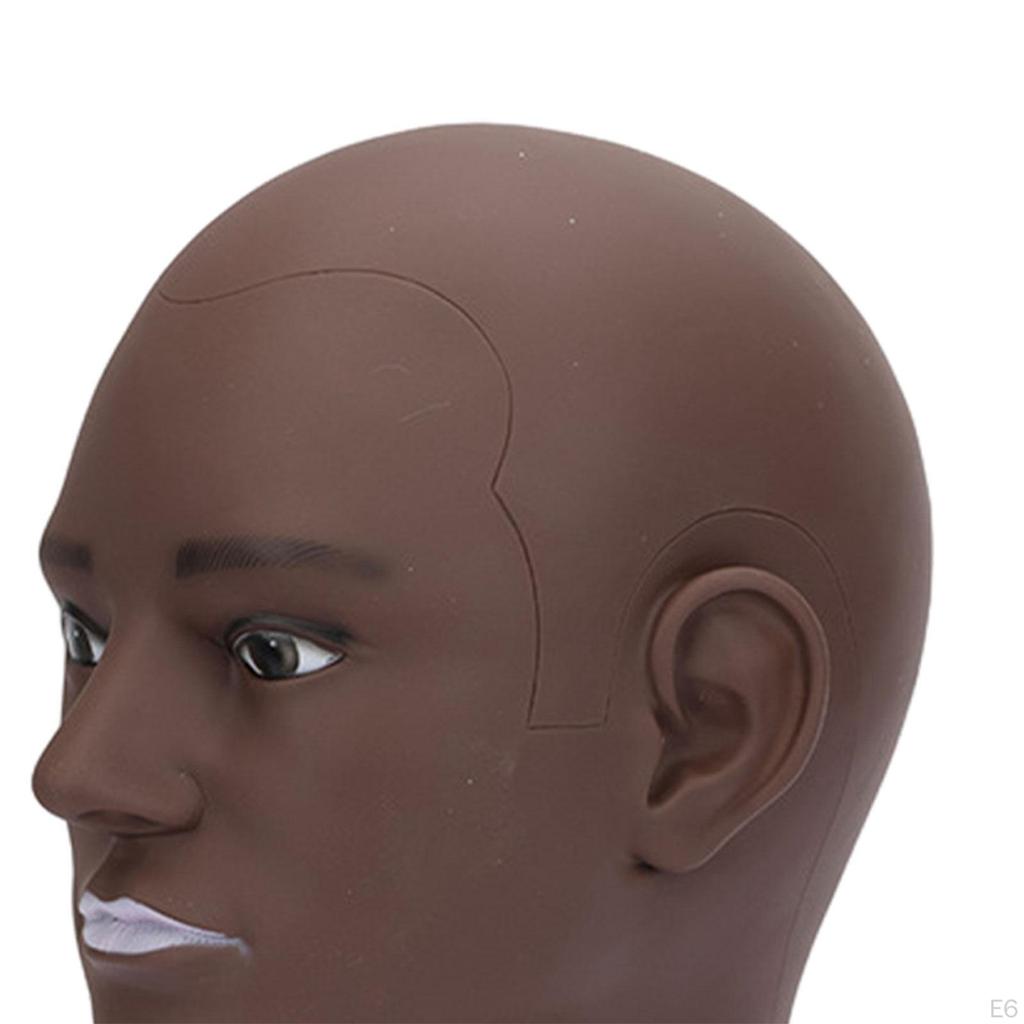 Łysa głowa ekspozycyjna do peruk i tupetów o uniwersalnym zastosowaniu