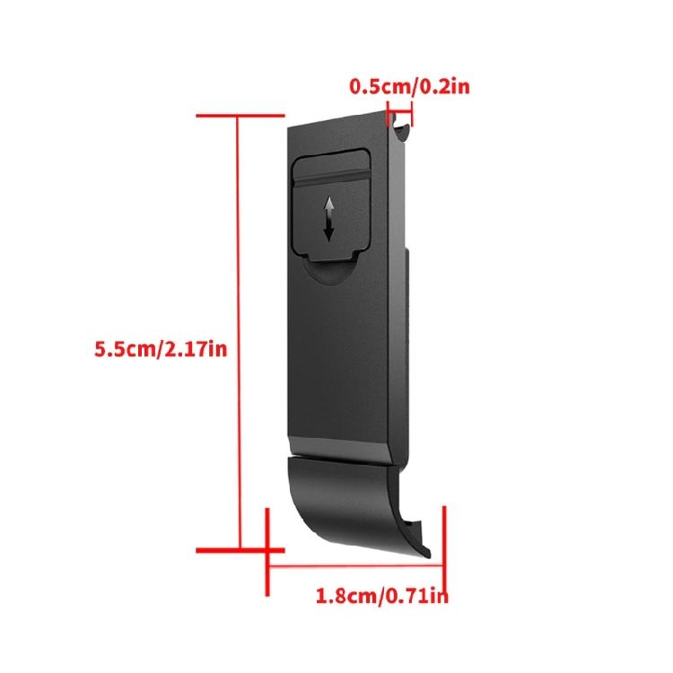 Quick Release Water Resistant Charging Door Dustproof Replacement Side Cover For MAX2 Action Cameras Ergonomic Design