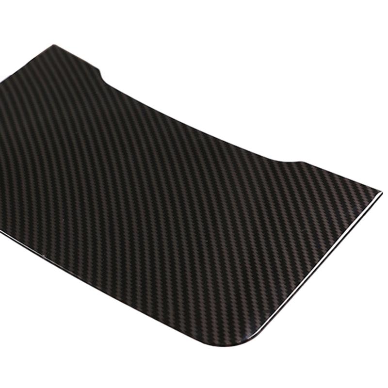 Interior Center Console Gear Shift Panel Cover Trim for Alfa Romeo Stelvio 2017- Carbon Fiber ABS