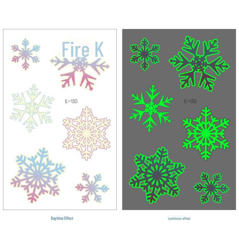 Fantasy Gradient Luminous Butterfly Tattoo Stickers