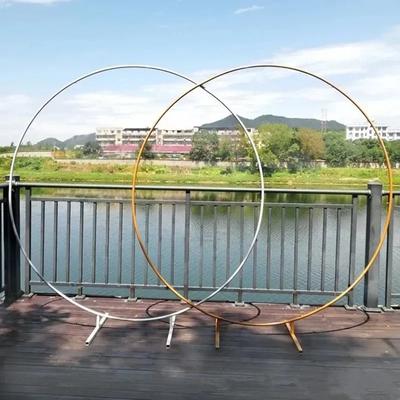 2025 Hot Metal Wedding Arche Iron Ring Balloon Arch Bracket, Wedding Props Holiday Outdoor Wedding Decoration Ornaments