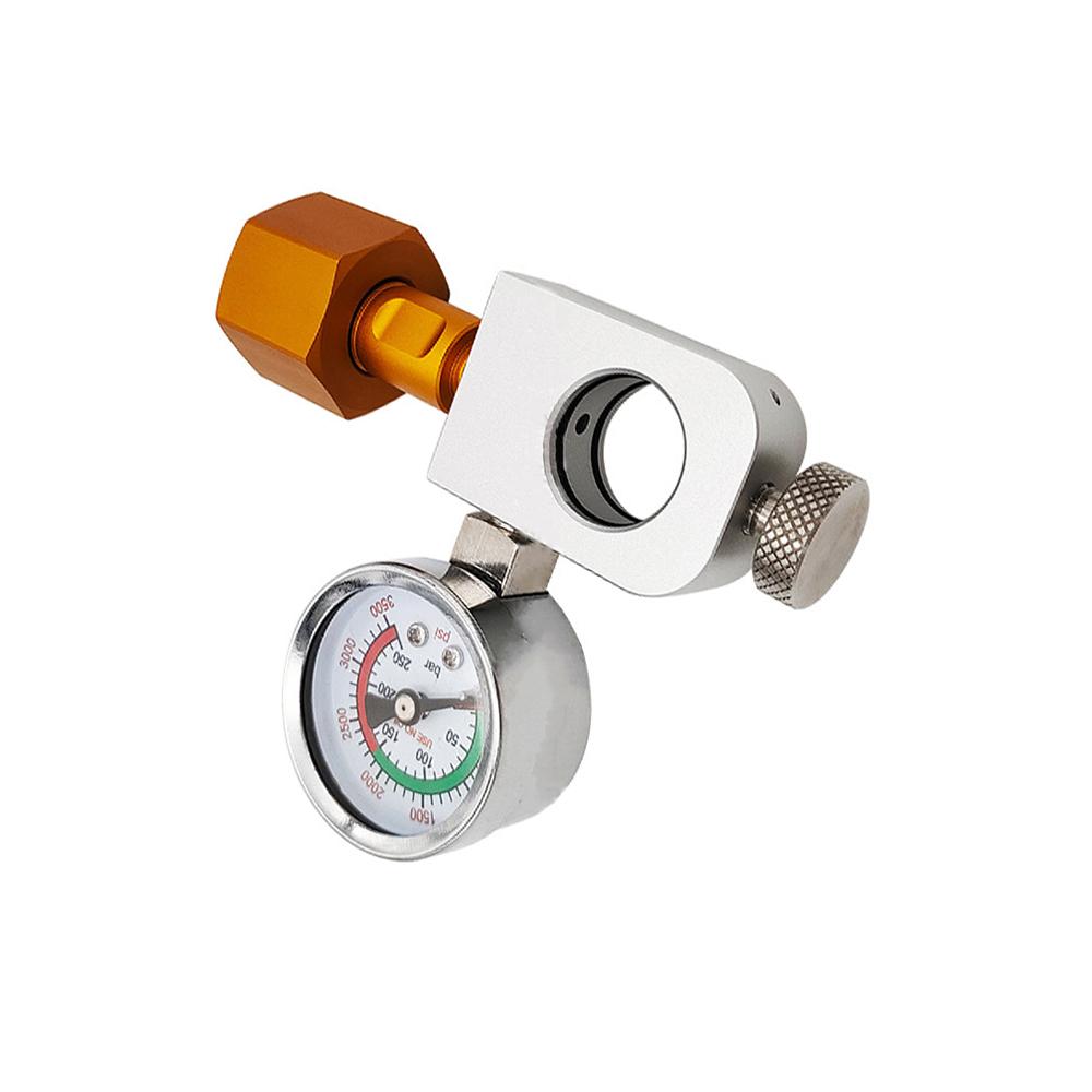 CGA320 Quick Connect Adaptor Refill Station with Pressure Gauge for Sodastream Art Terra Cylinder