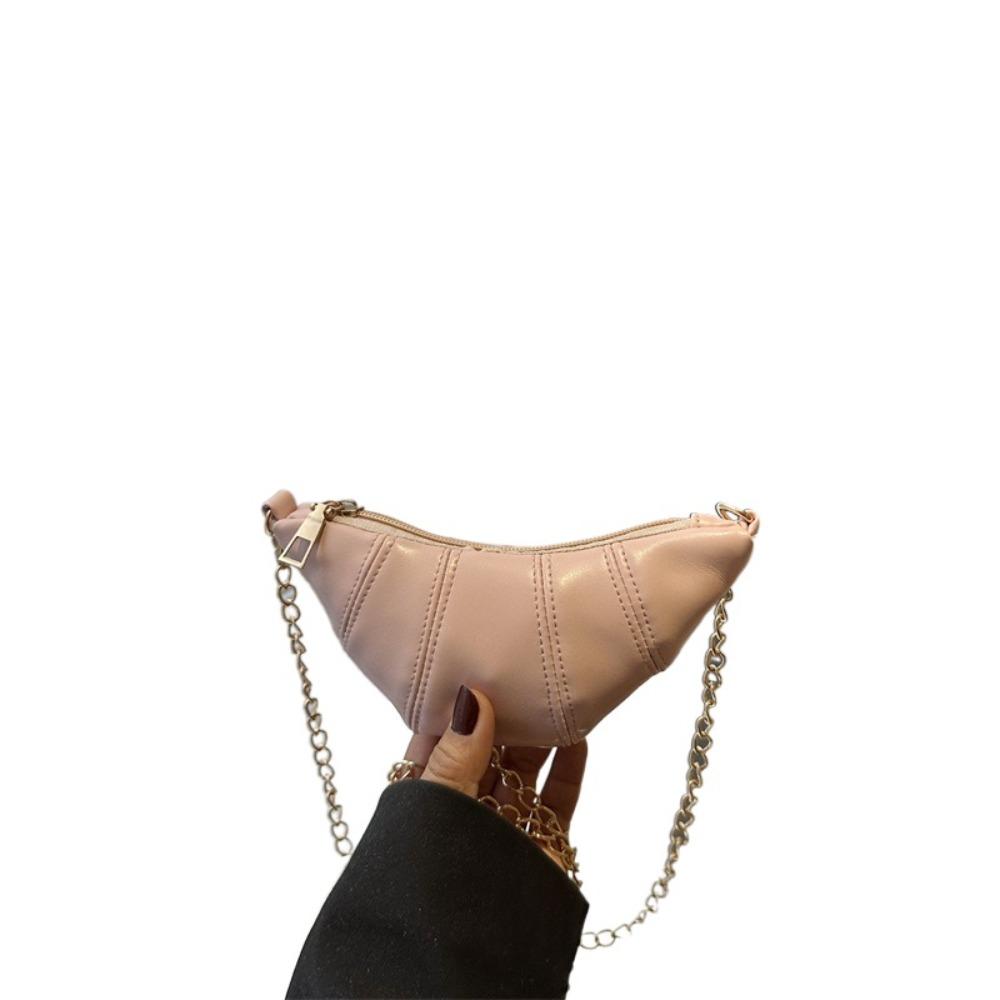 

Кошелек на шею из искусственной кожи в корейском стиле, сумка кроссбоди на цепочке, для девочек/женщин розовый