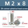 Yigu 304 Stainless Steel Slotted Pan Head Screws M1.6-M10