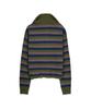 ADSB ANDERSSON BELL Double Layered Stripe Half Zip-Up Sweater Atb1452M(Blue/Grey)