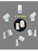 Adjustable Angle Modern Minimalist Bedside Wall Lamp with GU10 Spotlight for Living Room