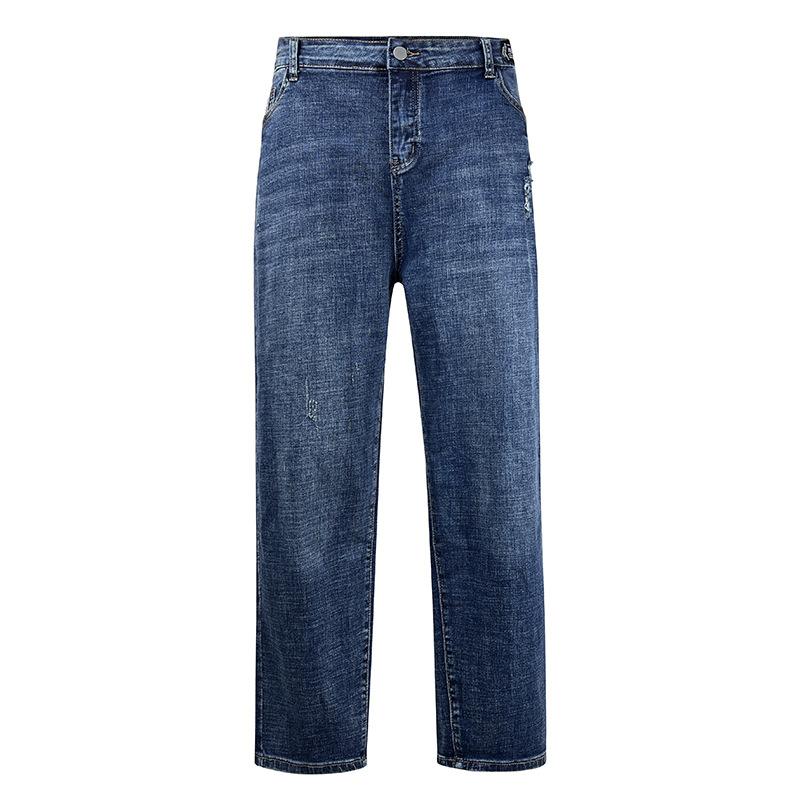 Pantaloni Harem da Donna Taglie Forti Elasticizzati Larghi Snellenti Vita Alta Caviglia Stretta Jeans