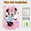 Disney Pearl Painting 5D Minnie Mouse Pearl Gemstone Art Diamond Painting Kit for Adults Beginners Gift Ideas Perfect Wall Home Decor