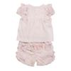 Mintini Baby Girls Butterflies Top & Shorts Set