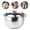 Pot Soup Cooking Steel Stainless Stock Stew Bowls Mixing Bowl Stockpot Pan Kitchen Cookware Pots Metal Ceramic Handle Induction