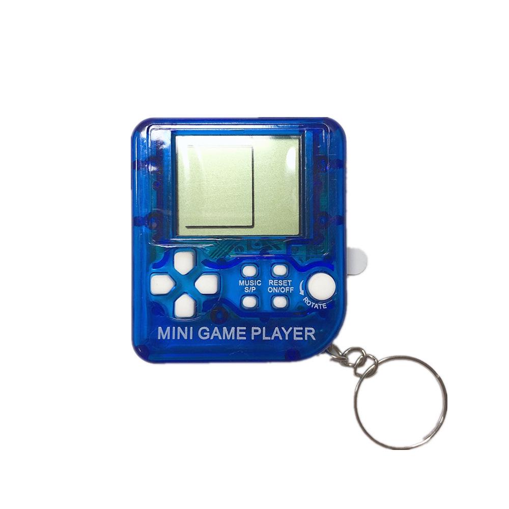 Mini Retro Tetris Keychain Handheld Game Console