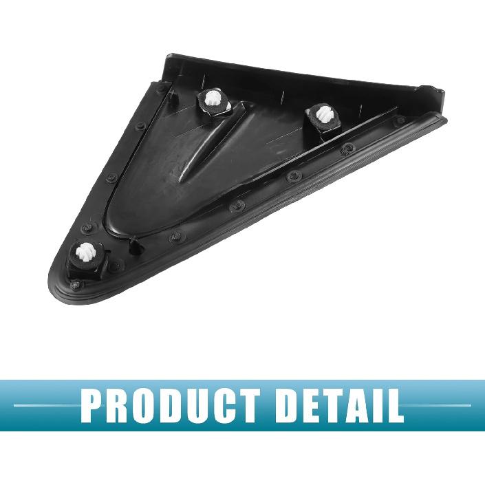 Front Left Door Mirror Corner mudguard Triangle Cover Trim No.60118-02370 Rearview Triangle Trim Panel for Toyota Corolla 2019-2021 Plastic Black
