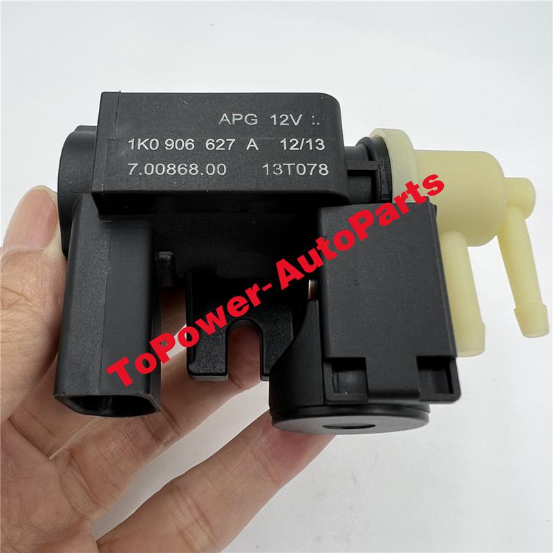 Turbo Boost Pressure Solenoid Converter Valve OEM 1K0906627A for VWW Amarok Beetle Golf Audii A1 A3 S4 TT 1K0906627B 1J0906627B