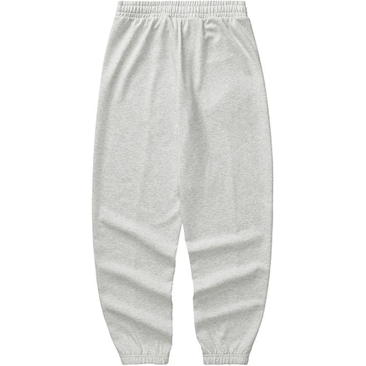 Skechers Mid Rise Comfortable Soft Wrinkle Resistant Knitted Sports Pants Women pants Light-White Gray L324W060-0248