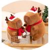 Capibala Christmas Plushs Toys Cutes Cartoons Children Holidays Gifts Dolls