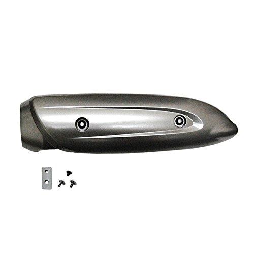 Bike Parts Center Muffler Protector for Yamaha Jog/ZR SA16J/SA36J/SA39J, Silver, 308329