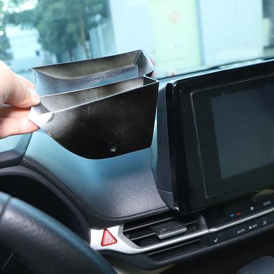 For Toyota Sienna For Toyota Granvia -23 Black Car Central Control Air Outlet Storage Box Mobile Phone Tray Car