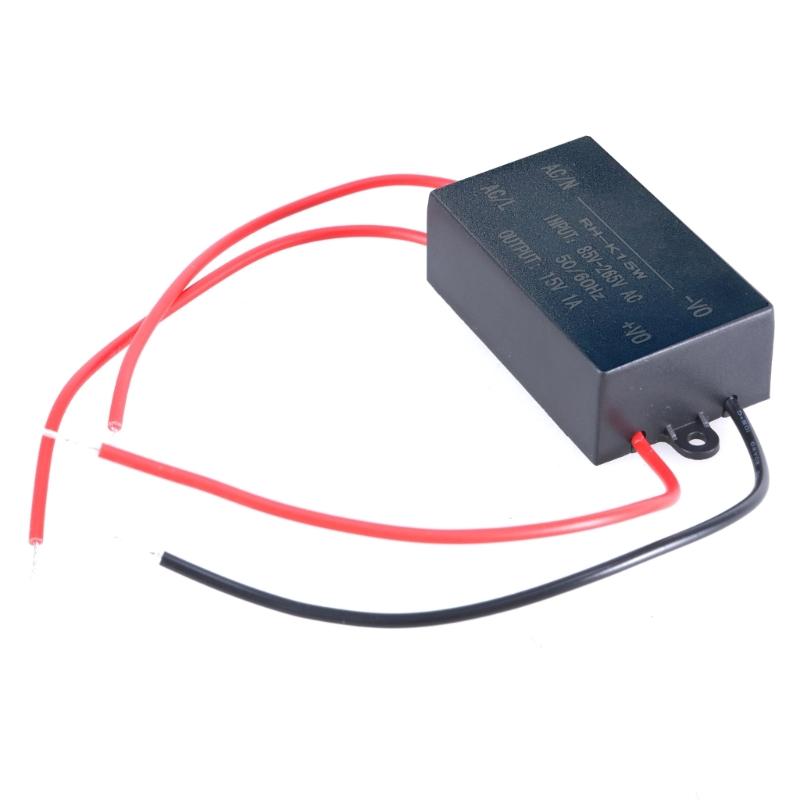 

RH-K15W AC85V~265V 50/60Hz DC15V 1A Power Adapter For Auditory Security Camera LED Lights 1