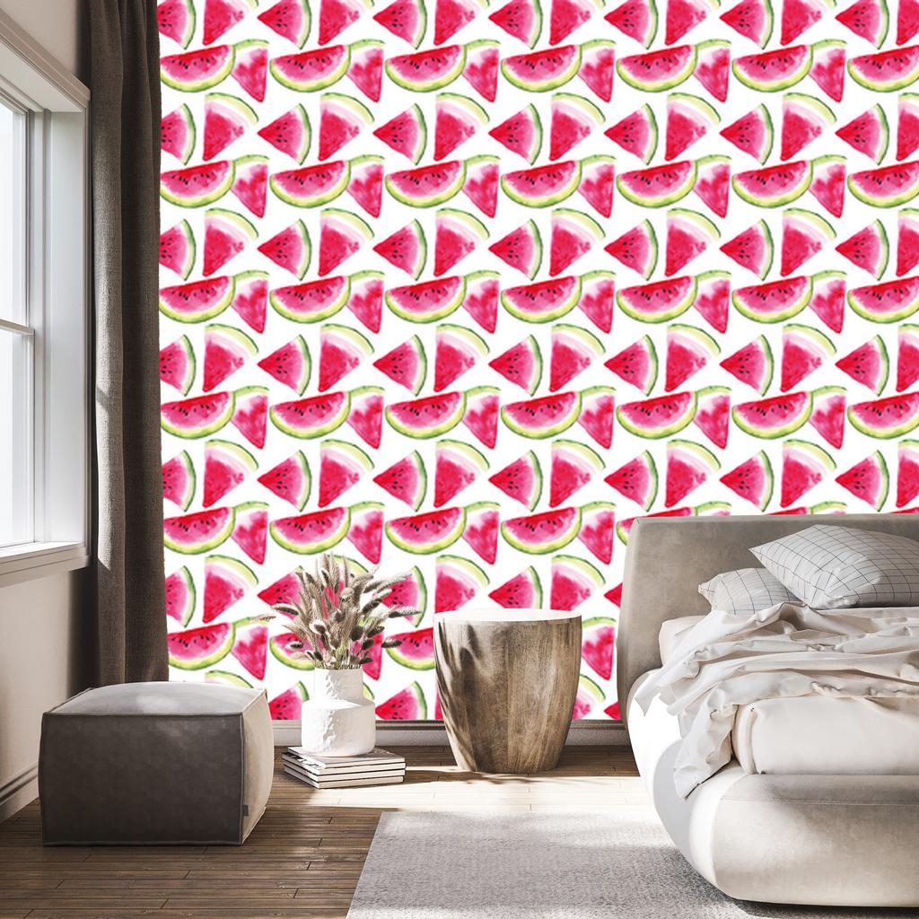 Fruit and watermelon wallpaper for living room and bedroom 50x1000