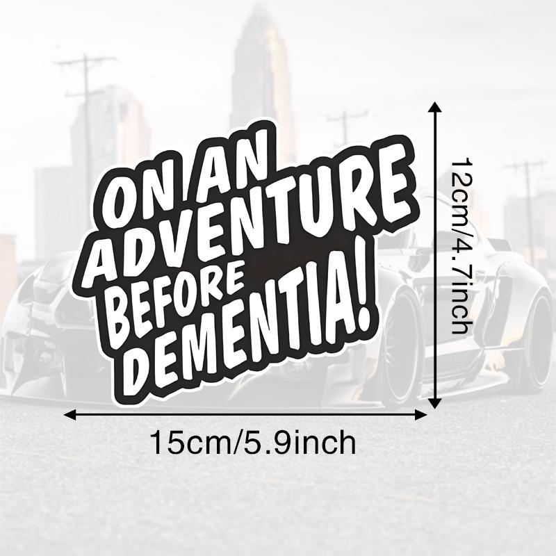 

DS47#12x15см Adventure Before Dementia Новинка Наклейки Водонепроницаемые Виниловые Наклейки Внешние Аксессуары Для Автомобиля 12x15cm
