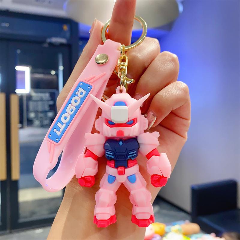 

Creative Cartoon Keychain Cool Mecha Warrior Bag Pendant Children s Toy Car Key Chain Doll Machine Gift