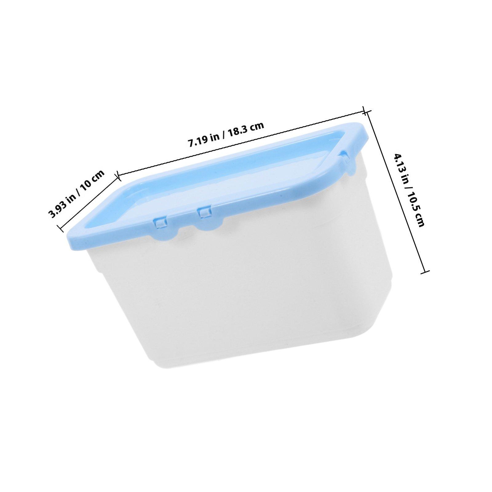 

Laundry Pod Storage Box for 60 Heavy-Duty PP Build Elegant Compact Design Laundry Organization and Storage Container синий