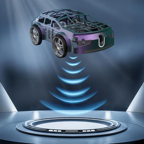 2-In-1 Remote Mini RC Flying Car with Control Drone Car Toy LED Lights Easy Fly Remote