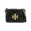 Tang Libaiqi Eleanor Matte Double T Flip Large Logo Cowhide Shoulder Crossbody Bag Medium Women's Black 83009-001