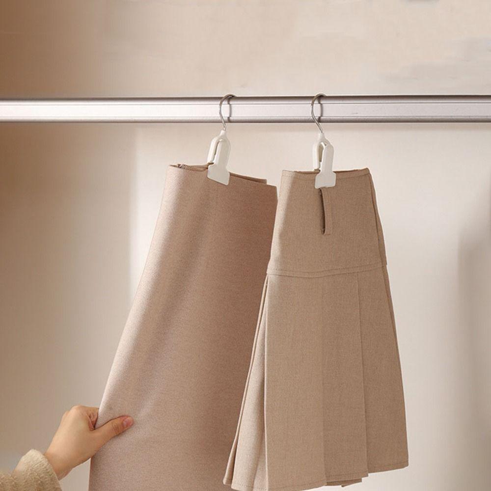10Pcs Plastic Pants Socks Storage Clip Stackable Laundry Clothes Pegs Clothes Hangers  Closet