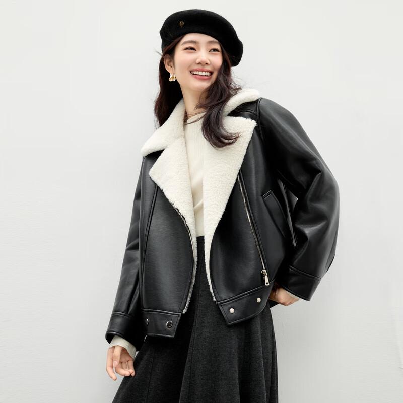 

Женская зимняя куртка Qiushui Yiren с лацканами L