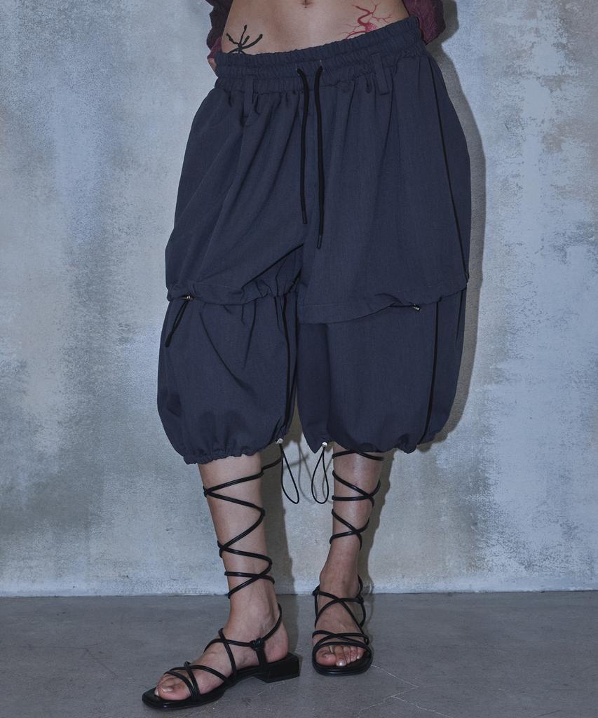 Paradigm Film [Ep.02] Gothic Balloon Fit Bermuda Pants (Charcoal)