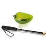 Detachable Fishing Scoop Fishing Feeder Throw Spoon Carp Baiting Spoon with EVA Handle
