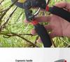Heavy-Duty SK5 Steel Pruning Shears for Thick Branches, Gardening, and Nursery Tasks