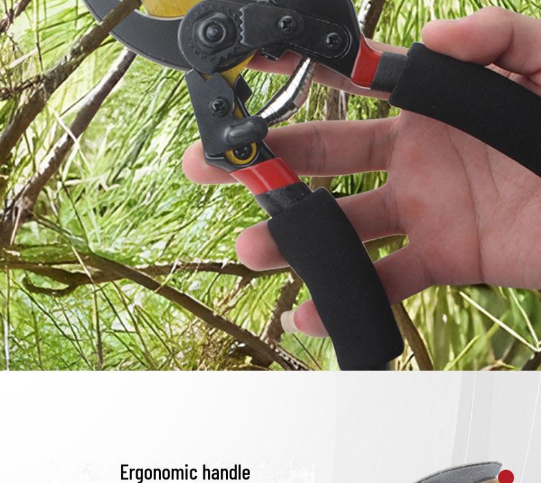 Heavy-Duty SK5 Steel Pruning Shears for Thick Branches, Gardening, and Nursery Tasks