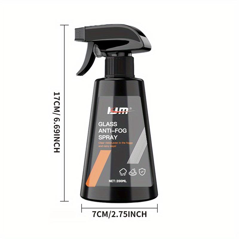 Sprej proti zamlžování čelního skla Dlouhotrvající odmlžovač skla do auta na okna zrcátka, proti zamlžování, odpuzovač deště (500 ml)