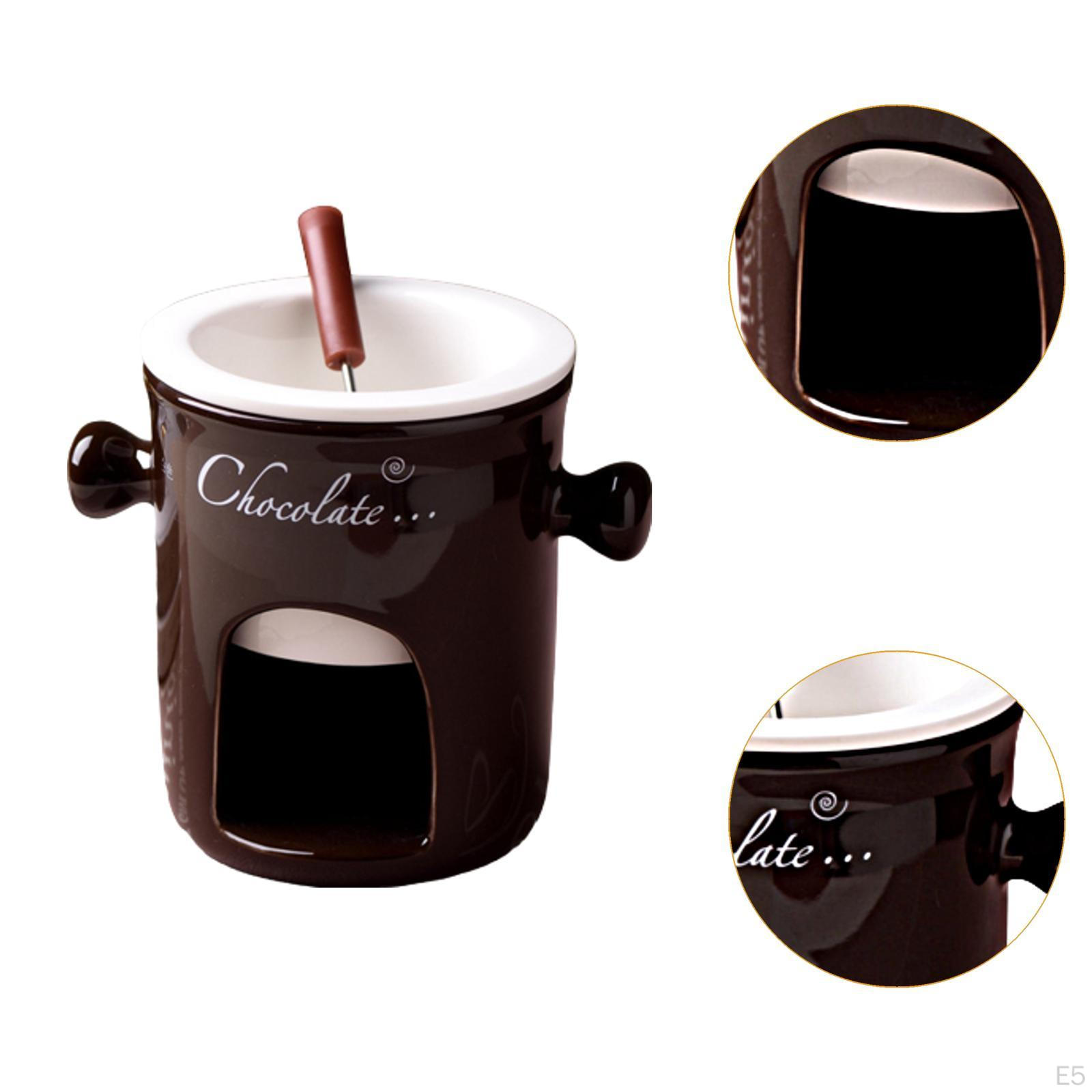 Горшок для шоколадного фондю 280 мл Nordic Dining Подогреватель масла и сыра Кружка — фото 7
