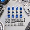 4 Pieces 21 Mm Length Model Car Hanging Part Non-Electric 1/30 Scale RC Coilover