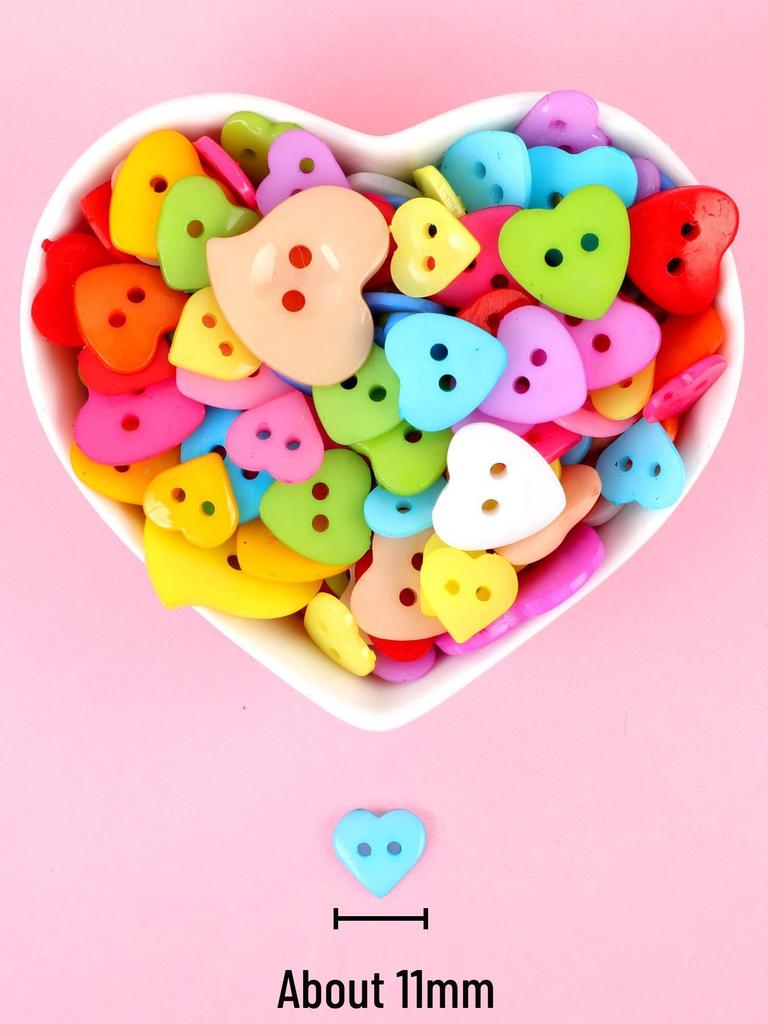 Kindergarten Creative DIY Colorful Resin Button Kit for Kids