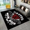 Tattoo Studio Carpet Mystic Witchcraft Carpet for Living Room Decorations Sofa Table Large Area Rugs Tattoo Studio Doormat Decor