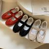 Fashion Bailamos 2025 Autumn New Brand Women Flat Shoes Fashion Round Toe Slip On Ladies Elegant Loafer Shoes Soft Flat Heel Boat Shoes