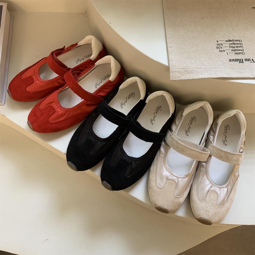 Fashion Bailamos 2025 Autumn New Brand Women Flat Shoes Fashion Round Toe Slip On Ladies Elegant Loafer Shoes Soft Flat Heel Boat Shoes