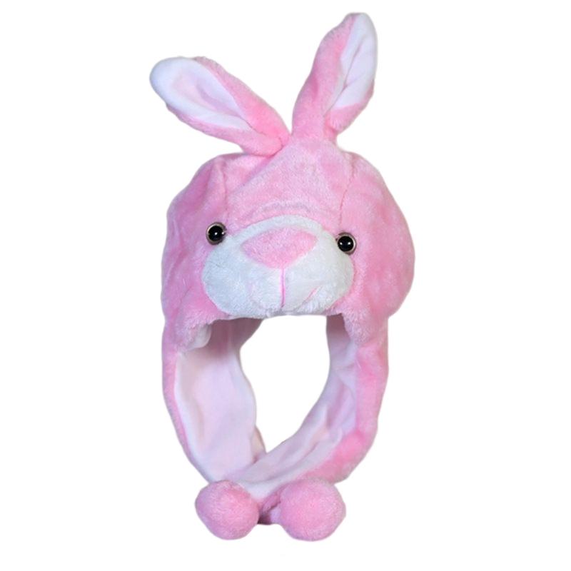 Kids Animal Hat Bomber Hat Trapper Hat Animal Earflap Hat Drama Props For Kid Rabbit Pig Raccoon Rooster Frog