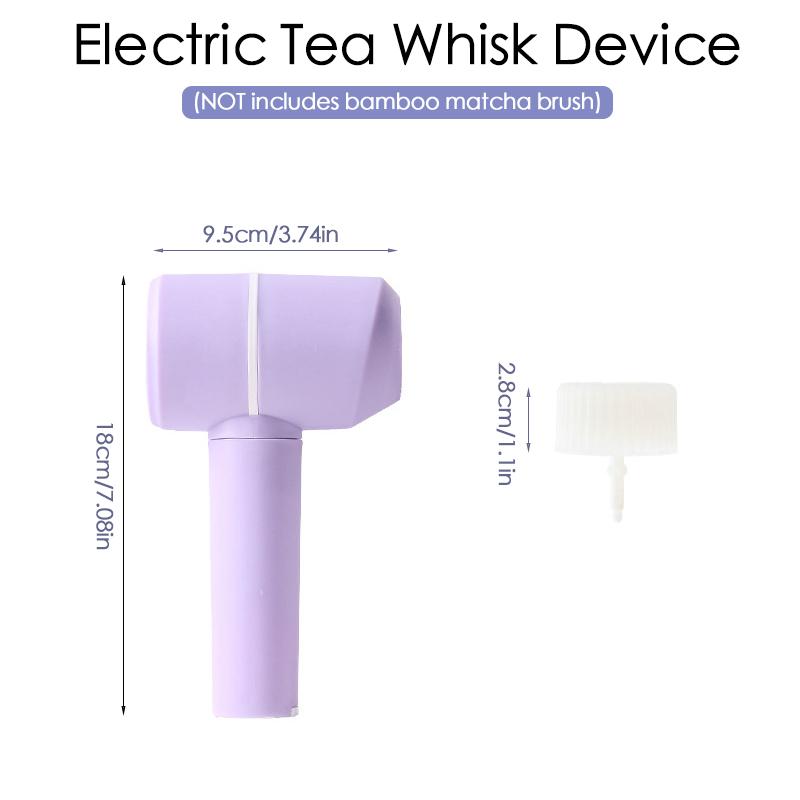 

3 Gears Adjustable Matcha Tea Whisking Tools Electric Bamboo Brush Matcha Whisking Device for Powder Coffee Tea(NO Bamboo Brush фіолетовий
