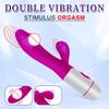 Powerful Dildo Rabbit Vibrator G Spot Clit Vagina Anal Stimulator Nipple Massage Masturbator Female Sex Toy for Adults Couple