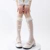 Spring and Summer Thin Lace-trimmed Bow Piles of Socks Trendy Student Ballet-style Calves