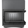 Cast iron fireplace KRATKI OLIWIA DECO right 16 kW Ø 200