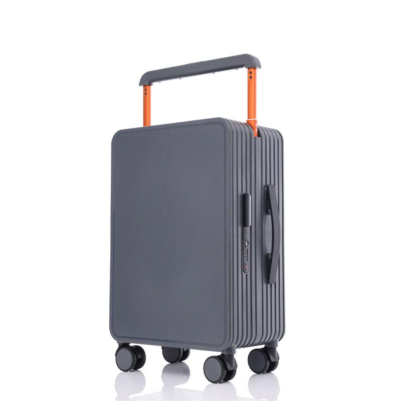 26" Wide Pull Rod Luggage: 20" Lightweight Female Carry-on Suitcase with Silent Wheels and Password Lock.